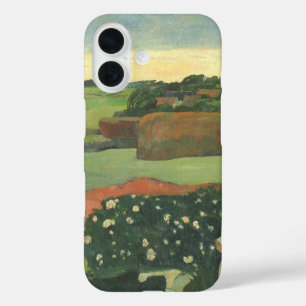 Heuhaufen in der Bretagne von Paul Gauguin, Vintag iPhone 16 Hülle