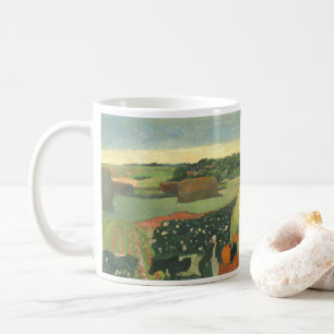 Heuhaufen in der Bretagne von Paul Gauguin, Vintag Kaffeetasse