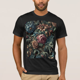 Heulen der vergoldeten Wildnis – Gotische Wearable T-Shirt
