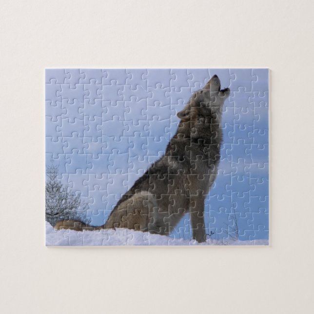 Heulenalaskischer Timberwolf Puzzle (Horizontal)