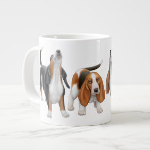 HeulenBasset Jumbo-Tasse