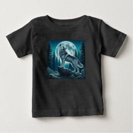 Heulender Wolf Baby T-shirt