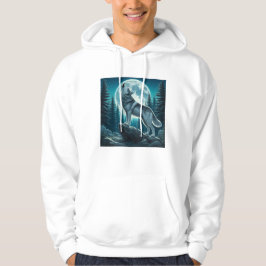 Heulender Wolf Hoodie