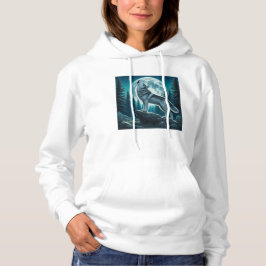 Heulender Wolf Hoodie