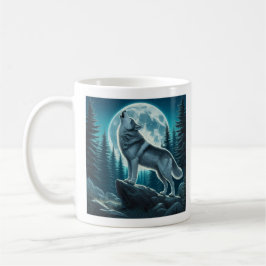 Heulender Wolf Kaffeetasse