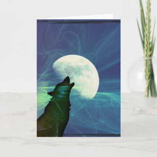 Heulender Wolf Karte