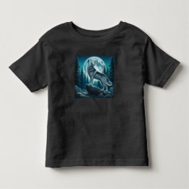 Heulender Wolf Kleinkind T-shirt