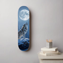 Heulender Wolf Skateboard