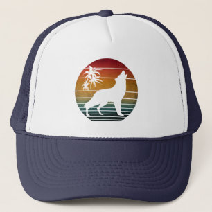 heulender Wolf vintage  Truckerkappe