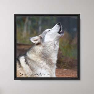 Heulendes Profil Canvas Leinwanddruck