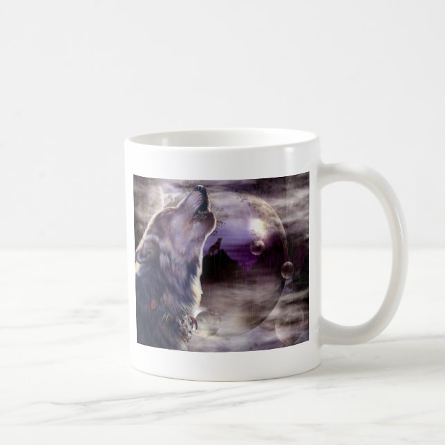 Heulenwolf Kaffeetasse (Rechts)