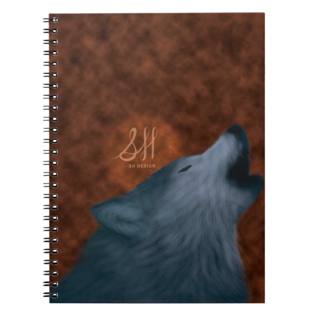 Heulenwolf Notizblock (Vorderseite)