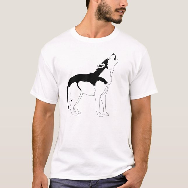 Heulenwolf-Shirt T-Shirt (Vorderseite)