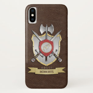Heulenwolf Sigil Kampf-Wappen Brown Case-Mate iPhone Hülle
