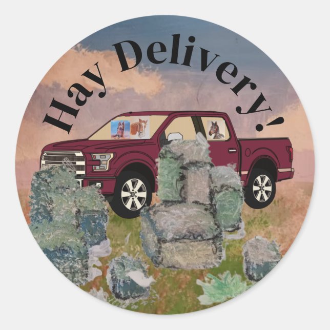 Heulieferung Runder Aufkleber (Vorderseite)