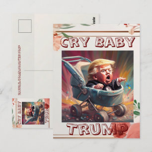 Heulsuse Trump Postkarte