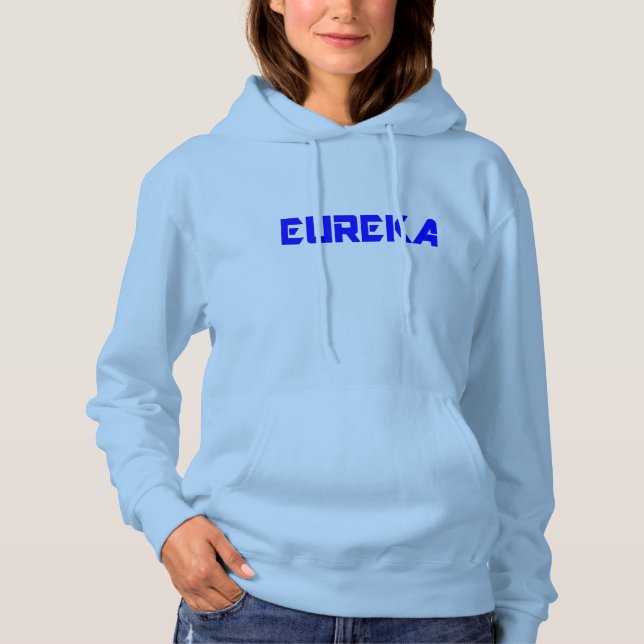 😜 💡 Heureka-Funny Cool Exclamation Fleece Classi Hoodie (Vorderseite)