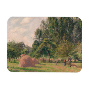 Heuschober Camille Pissarros  , Morgen, Eragny Magnet