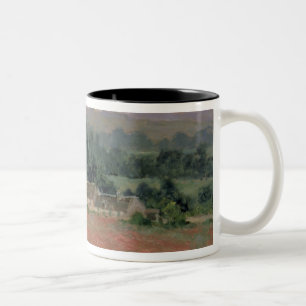 Heuschober Claude Monets   bei Giverny, 1886 Zweifarbige Tasse