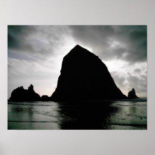 Heuschober-Felsen--Kanonen-Strand, Oregon Poster