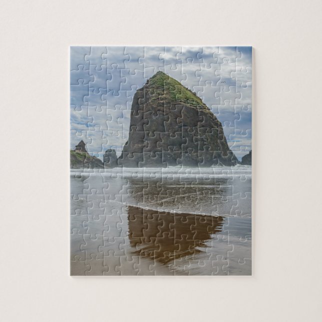 Heuschober-Felsen, Kanonen-Strand, Oregon Puzzle (Vertikal)