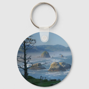 Heuschober-Felsen, Kanonen-Strand, Oregon Schlüsselanhänger