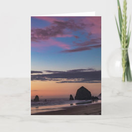 Heuschober-Felsen - Sonnenuntergang in Dämmerung Karte
