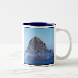 Heuschober-Felsen-Tasse Zweifarbige Tasse
