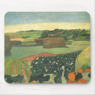 Heuschober in der Bretagne von Paul Gauguin, Vinta Mousepad