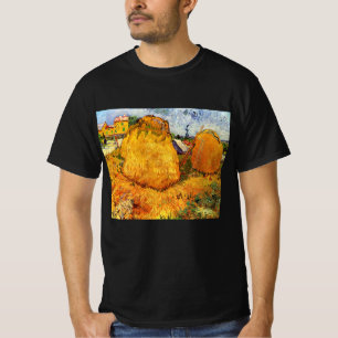 Heuschober in der Provence von Vincent van Gogh T-Shirt