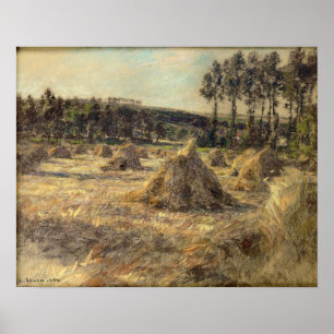 Heuschober in Sunset, 1906 Poster