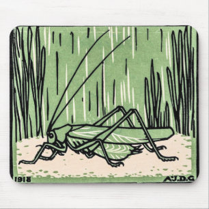 Heuschrecke von Julie de Graag Poster Mousepad