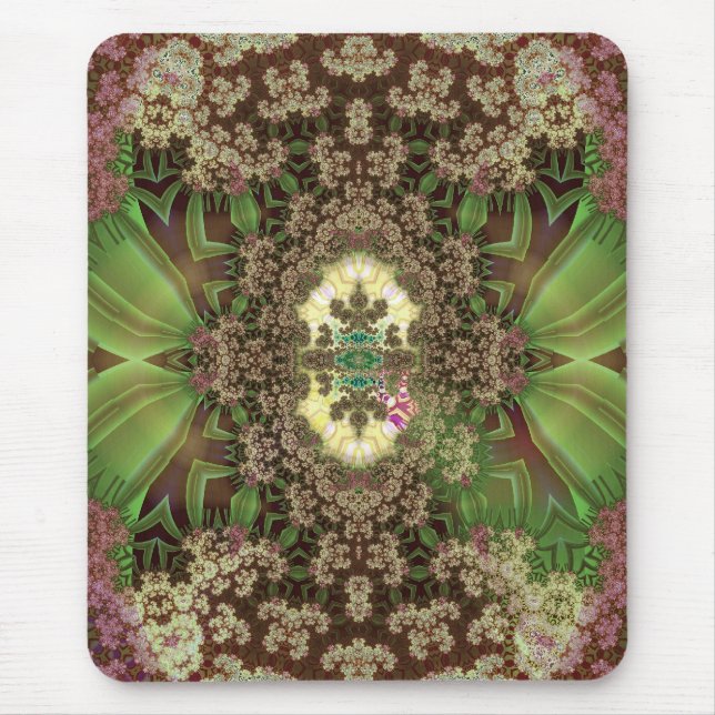 Heuschrecken unter trocknenden Blumen Mousepad (Vorne)