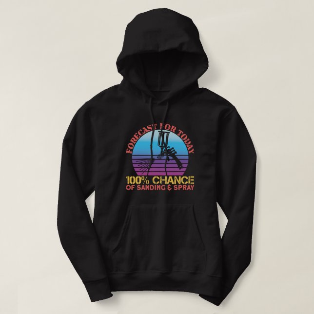 Heute 100 Chance, Auto-Karosserie-Painte zu schwin Hoodie (Design vorne)