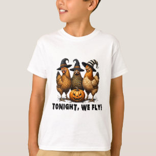 Heute Abend fliegen wir Hähnchenbauflächen zu Hall T-Shirt