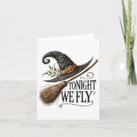 Heute Abend fliegen wir Hexenhut-Broom-Magie