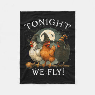 Heute Abend fliegen wir Hühnerhexe, soky Season Fa Fleecedecke
