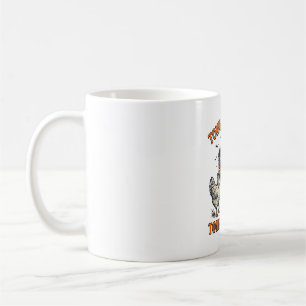 Heute Abend Fliegen Wir Lustiges Hühner Halloween  Kaffeetasse
