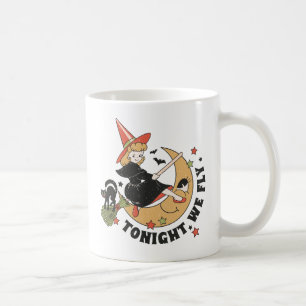 Heute Abend fliegen wir Niedlich Hexe Kaffeetasse