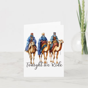 Heute Abend Reiten Wir Weihnachten, 3 Weise Männer Karte