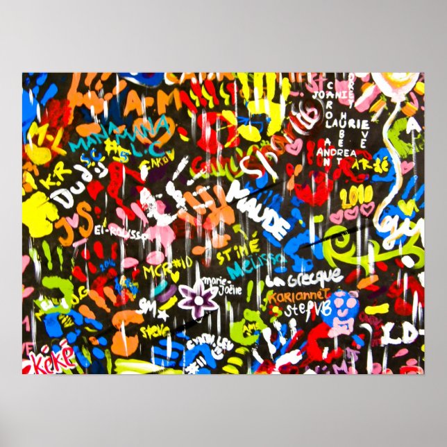 heute bester Graffiti Poster (Vorne)