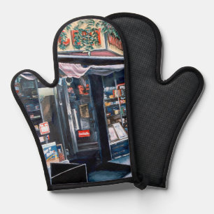 Heute betrachten Sie die ruhige Vergangenheit Ofenhandschuh