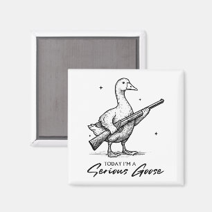 Heute bin ich ein ernster Gänsehiebhaber, der mit  Magnet