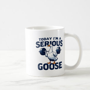 Heute bin ich ein ernstes Gänse T-Shirt Funny Body Kaffeetasse