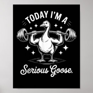 Heute bin ich ein ernstzunehmender Gänsehaut-Funny Poster