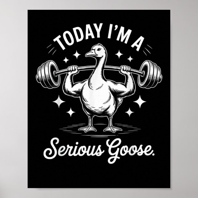 Heute bin ich ein ernstzunehmender Gänsehaut-Funny Poster (Vorne)