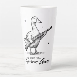 Heute bin ich eine ernsthafte Gänseliebhaber-Gans Milchtasse