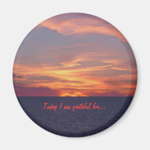 Heute bin ich für… dankbar magnet