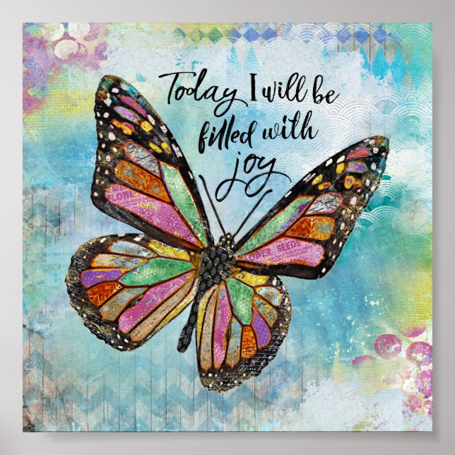 Heute bin ich mit Joy Poster ausgefüllt (Vorne)