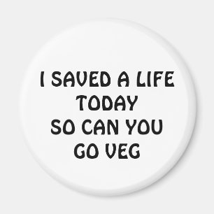 HEUTE EIN LEBEN gerettet Magnet